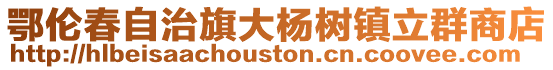 鄂倫春自治旗大楊樹鎮立群商店