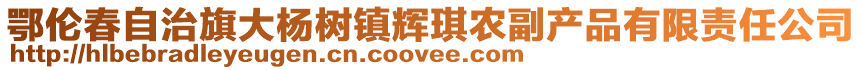 鄂倫春自治旗大楊樹鎮輝琪農副產品有限責任公司