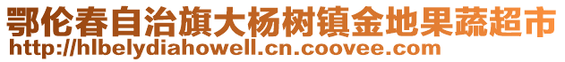 鄂倫春自治旗大楊樹鎮(zhèn)金地果蔬超市