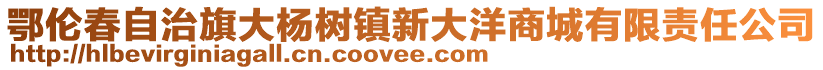 鄂倫春自治旗大楊樹(shù)鎮(zhèn)新大洋商城有限責(zé)任公司