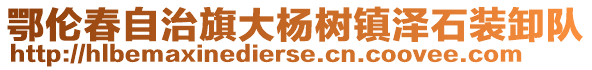 鄂倫春自治旗大楊樹鎮(zhèn)澤石裝卸隊