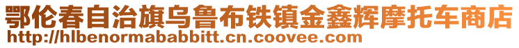 鄂倫春自治旗烏魯布鐵鎮(zhèn)金鑫輝摩托車商店