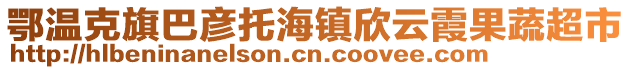 鄂溫克旗巴彥托海鎮(zhèn)欣云霞果蔬超市