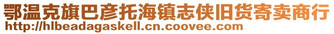 鄂溫克旗巴彥托海鎮(zhèn)志俠舊貨寄賣商行