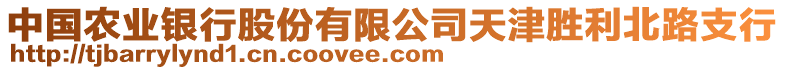 中國農業(yè)銀行股份有限公司天津勝利北路支行