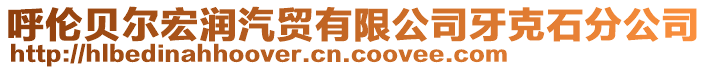 呼倫貝爾宏潤(rùn)汽貿(mào)有限公司牙克石分公司