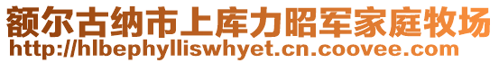 額爾古納市上庫力昭軍家庭牧場