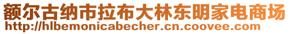 額爾古納市拉布大林東明家電商場