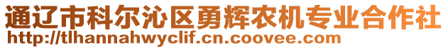 通遼市科爾沁區(qū)勇輝農(nóng)機(jī)專(zhuān)業(yè)合作社