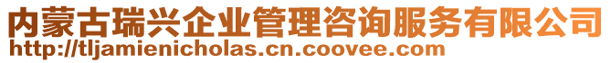 內(nèi)蒙古瑞興企業(yè)管理咨詢服務(wù)有限公司