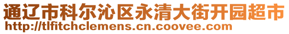 通遼市科爾沁區(qū)永清大街開(kāi)園超市