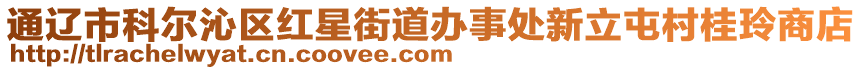 通遼市科爾沁區(qū)紅星街道辦事處新立屯村桂玲商店