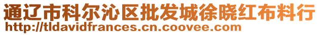 通遼市科爾沁區(qū)批發(fā)城徐曉紅布料行