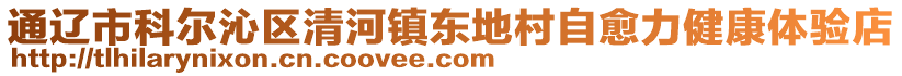 通遼市科爾沁區(qū)清河鎮(zhèn)東地村自愈力健康體驗(yàn)店