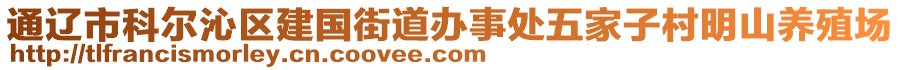 通遼市科爾沁區(qū)建國街道辦事處五家子村明山養(yǎng)殖場