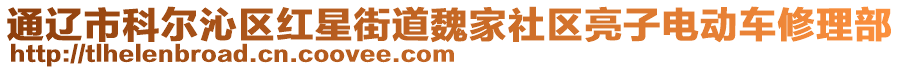 通遼市科爾沁區(qū)紅星街道魏家社區(qū)亮子電動(dòng)車修理部