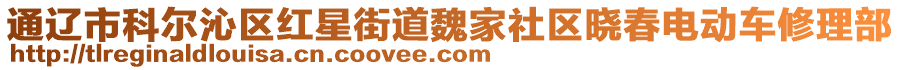 通遼市科爾沁區(qū)紅星街道魏家社區(qū)曉春電動車修理部