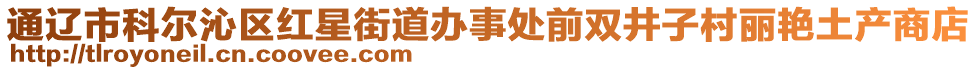 通遼市科爾沁區紅星街道辦事處前雙井子村麗艷土產商店
