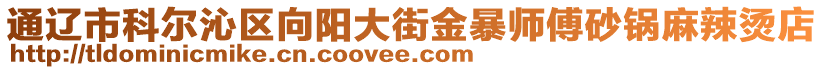 通遼市科爾沁區(qū)向陽大街金暴師傅砂鍋麻辣燙店