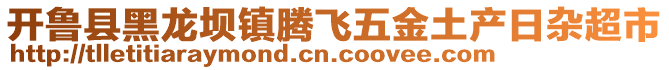 开鲁县黑龙坝镇腾飞五金土产日杂超市