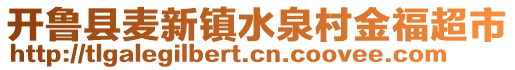 开鲁县麦新镇水泉村金福超市