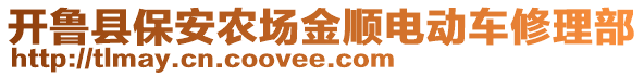 開魯縣保安農場金順電動車修理部