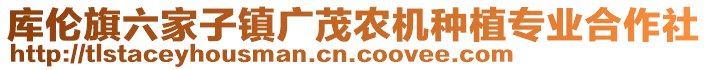 庫倫旗六家子鎮(zhèn)廣茂農(nóng)機種植專業(yè)合作社
