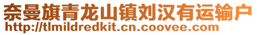奈曼旗青龍山鎮劉漢有運輸戶