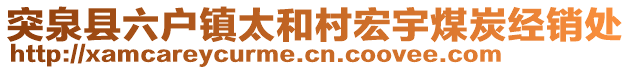 突泉縣六戶(hù)鎮(zhèn)太和村宏宇煤炭經(jīng)銷(xiāo)處