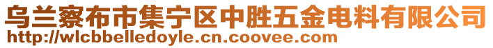 烏蘭察布市集寧區(qū)中勝五金電料有限公司