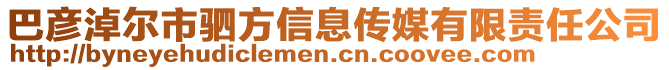 巴彥淖爾市駟方信息傳媒有限責(zé)任公司