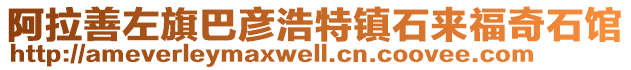 阿拉善左旗巴彥浩特鎮(zhèn)石來福奇石館