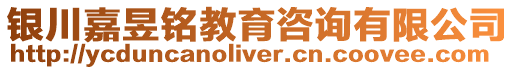 銀川嘉昱銘教育咨詢有限公司