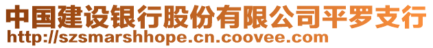 中國(guó)建設(shè)銀行股份有限公司平羅支行