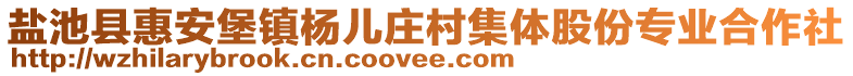 鹽池縣惠安堡鎮(zhèn)楊兒莊村集體股份專(zhuān)業(yè)合作社