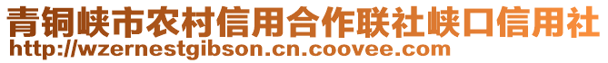 青銅峽市農(nóng)村信用合作聯(lián)社峽口信用社