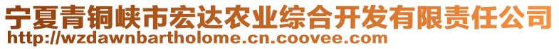 寧夏青銅峽市宏達農(nóng)業(yè)綜合開發(fā)有限責(zé)任公司