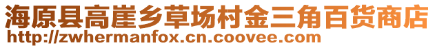 海原縣高崖鄉(xiāng)草場村金三角百貨商店