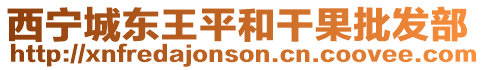 西寧城東王平和干果批發(fā)部