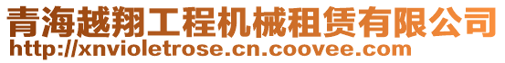 青海越翔工程機械租賃有限公司