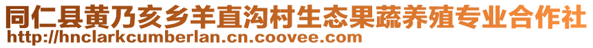 同仁縣黃乃亥鄉(xiāng)羊直溝村生態(tài)果蔬養(yǎng)殖專業(yè)合作社