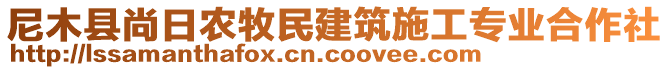 尼木縣尚日農(nóng)牧民建筑施工專業(yè)合作社