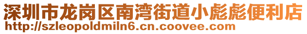 深圳市龍崗區(qū)南灣街道小彪彪便利店