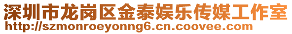 深圳市龍崗區(qū)金泰娛樂傳媒工作室