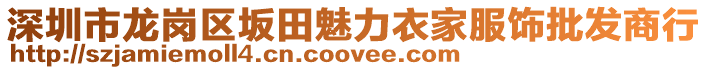 深圳市龍崗區(qū)坂田魅力衣家服飾批發(fā)商行