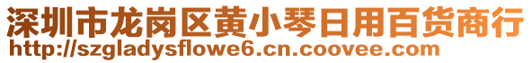 深圳市龍崗區(qū)黃小琴日用百貨商行