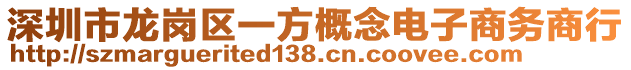 深圳市龍崗區(qū)一方概念電子商務(wù)商行