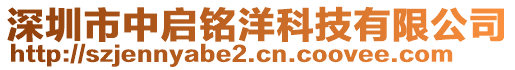 深圳市中啟銘洋科技有限公司