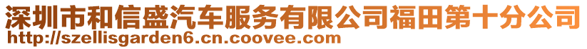 深圳市和信盛汽車服務(wù)有限公司福田第十分公司