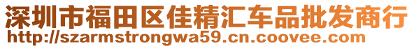 深圳市福田區(qū)佳精匯車品批發(fā)商行